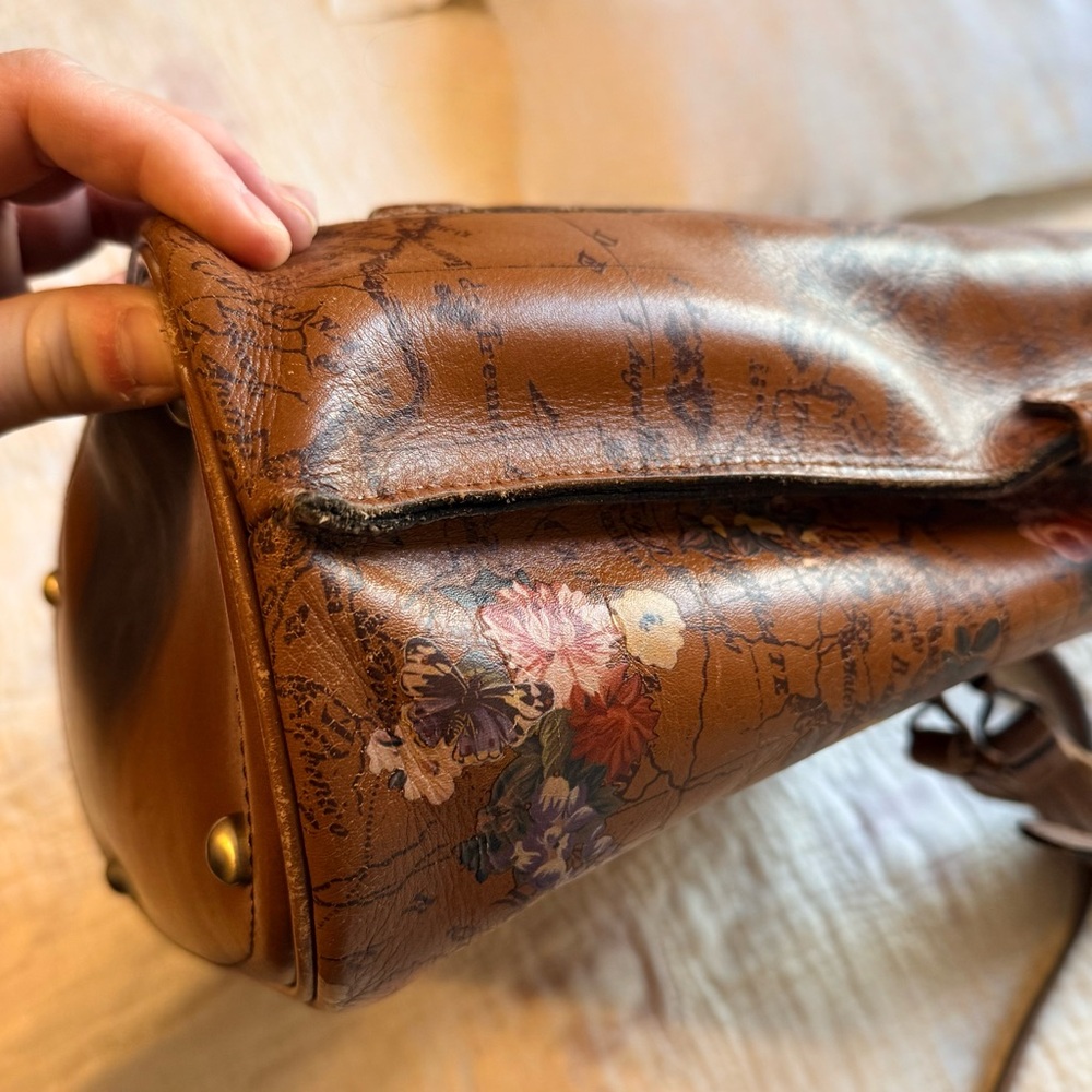 Patricia Nash Floral Signature Map Shoulder Bag - Picture 12 of 14